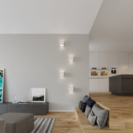 Lámpara de pared de cubo de cerámica