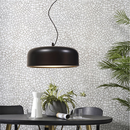 Lámpara colgante Marsella de aluminio negro