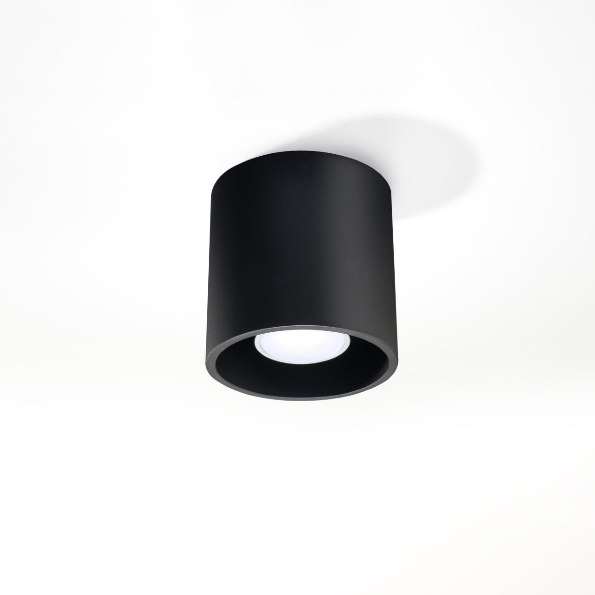 Black LED Cylinder Ceiling Light