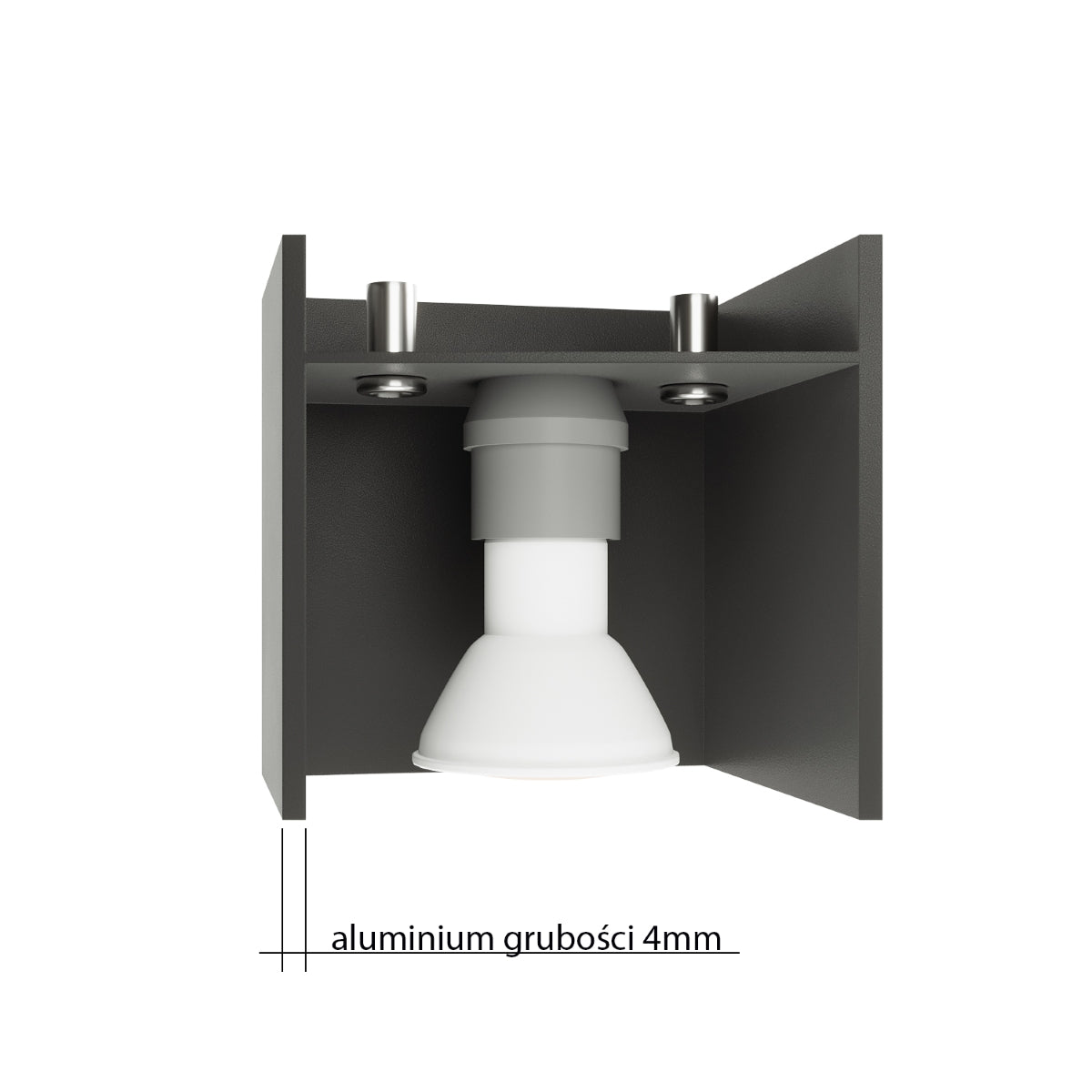 White LED Cube Ceiling Light