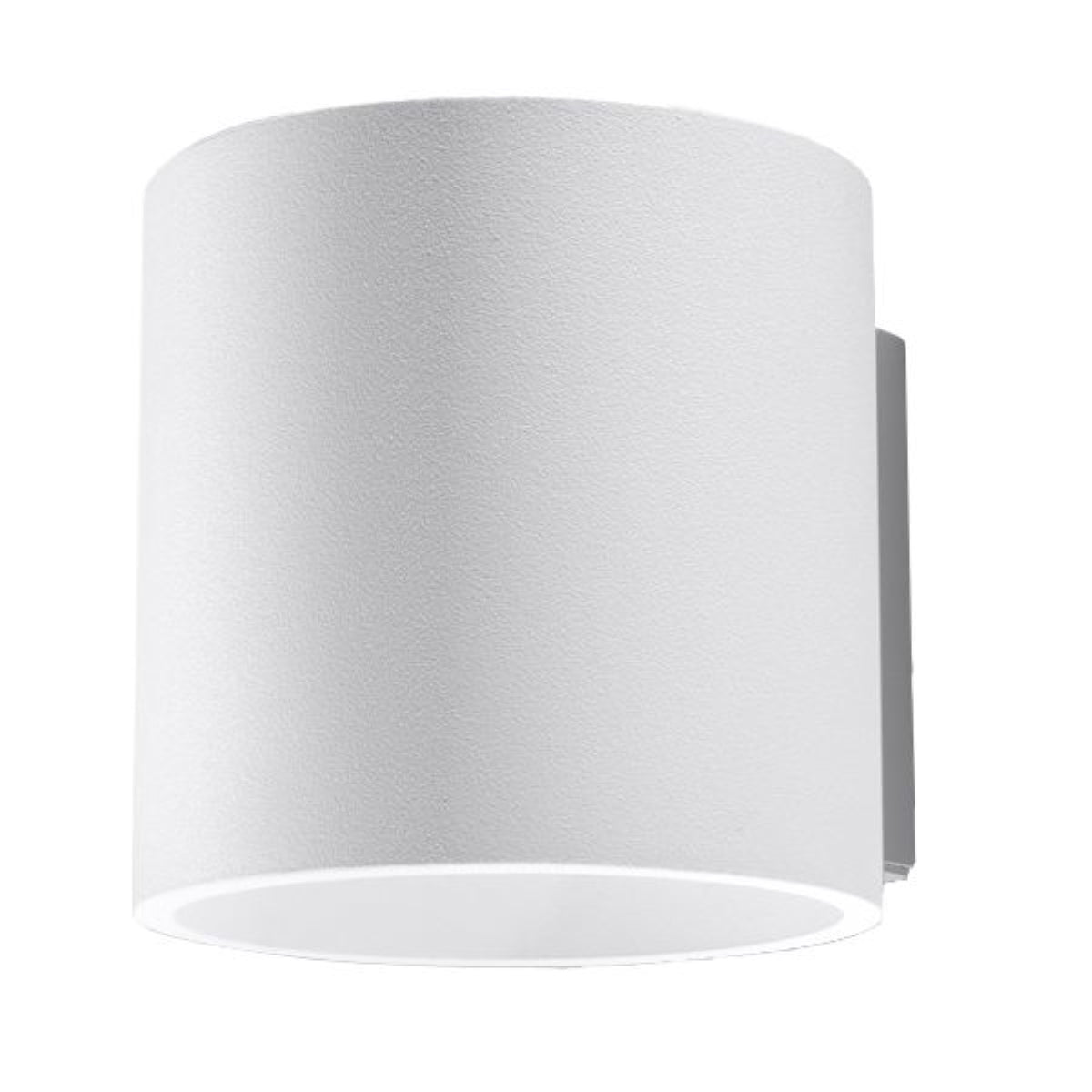 White Cylindrical Wall Light