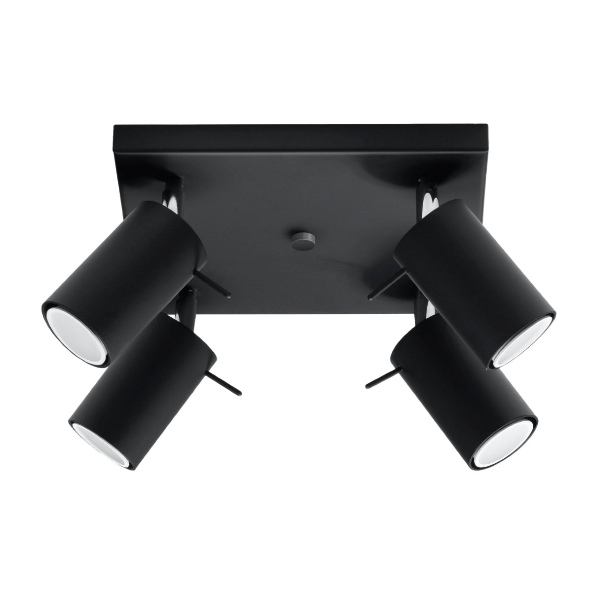 Black 4 LED Directional Ceiling Light