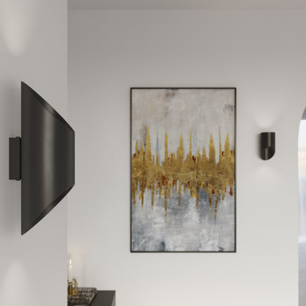 Aplique de pared negro Bamboo 30