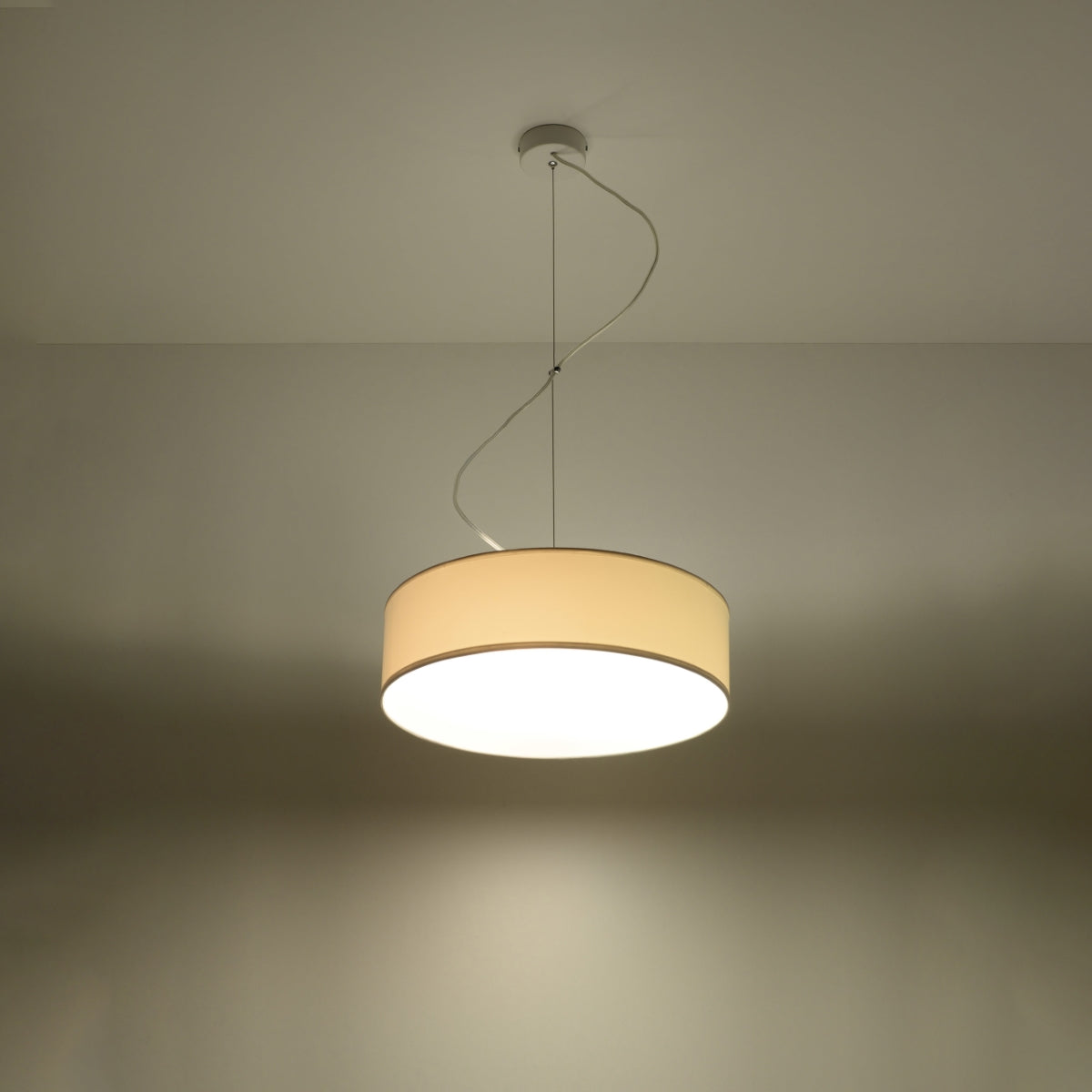 Arène 35 white hanging lamp