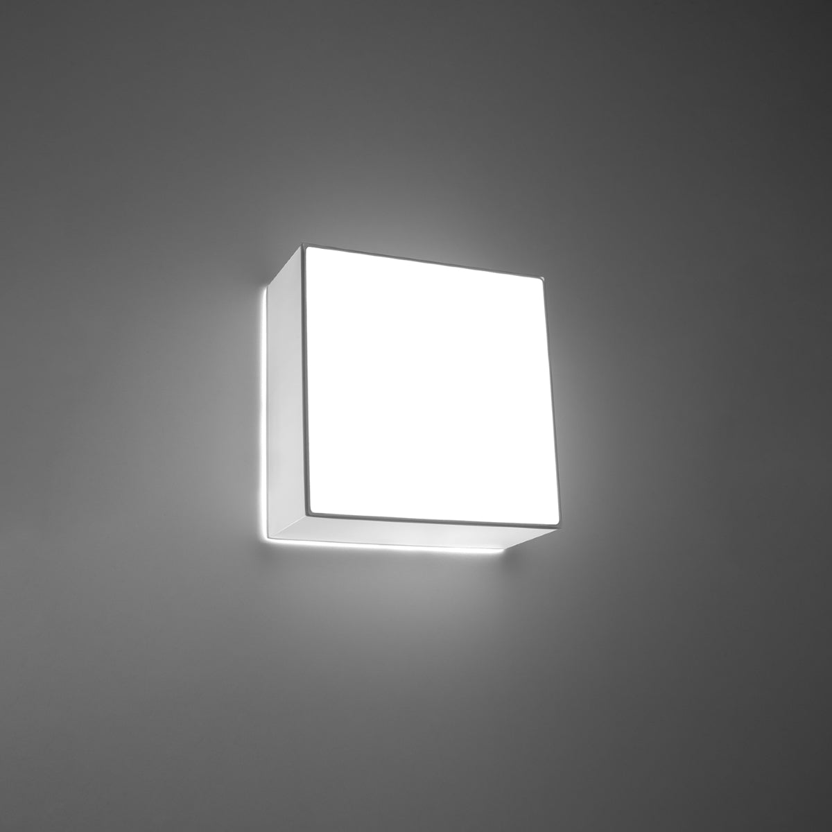 Plafonnier Plateforme Carré 25 blanc