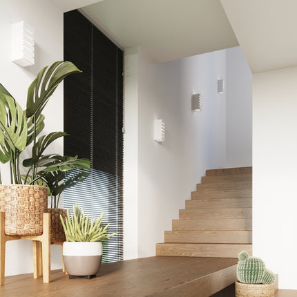 Kreative Backstein-Keramik-Wandlampe