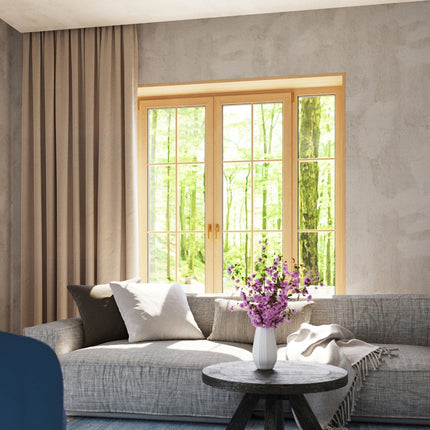 Würfelförmige Wandleuchte aus Glas