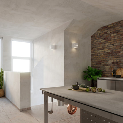 Lámpara de pared de cerámica Cube Line