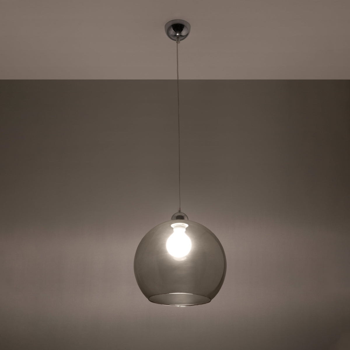 Graphite Bubble Pendant Lamp