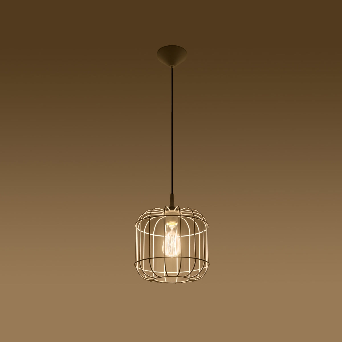 Celta white hanging lamp