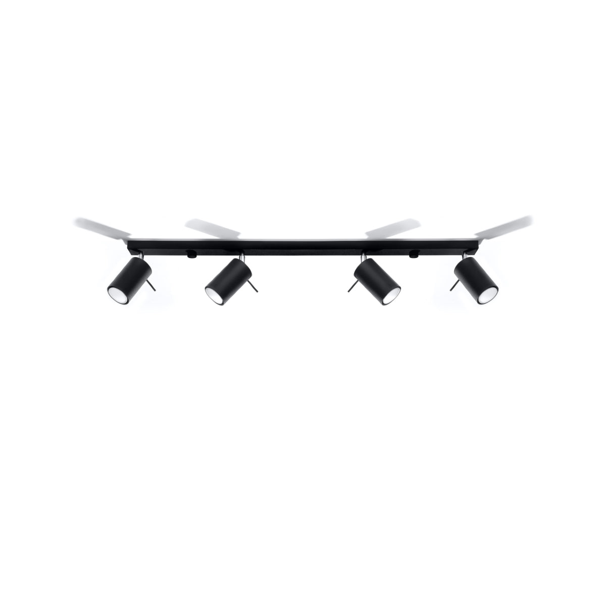 Directional 4L LED ceiling light black