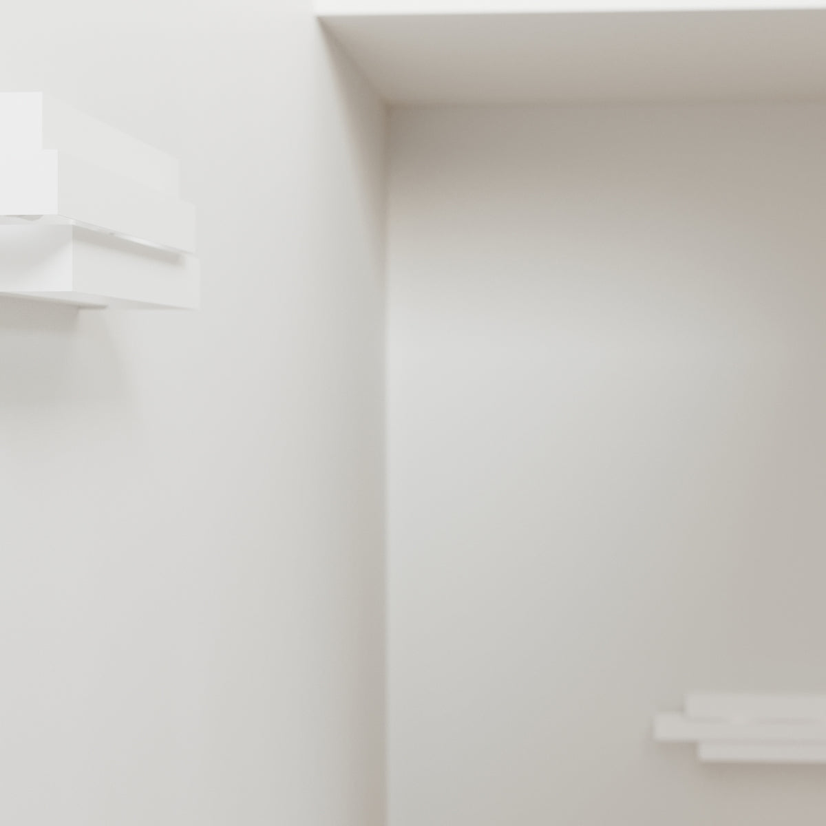 Triple Tier Wall Light White