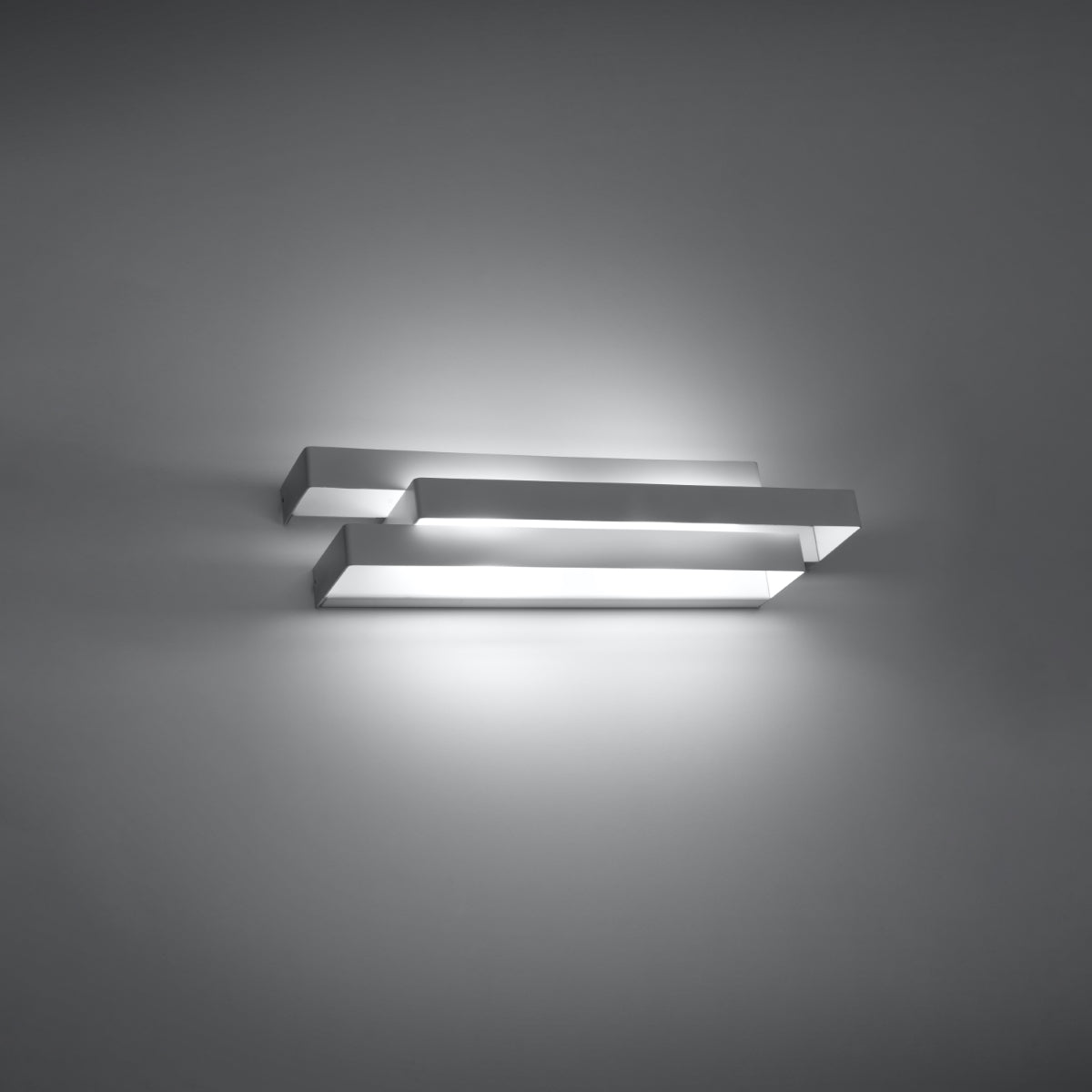 Triple Tier Wall Light White