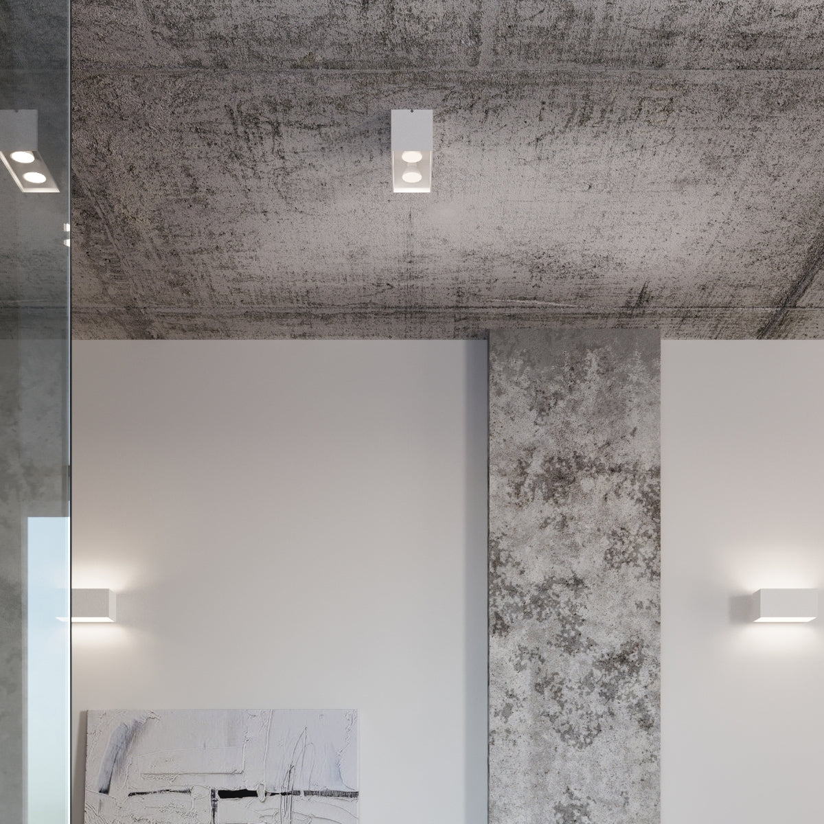 White LED Rectangle Ceiling Light