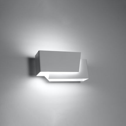 Moderne geometrische 3D-Wandlampe