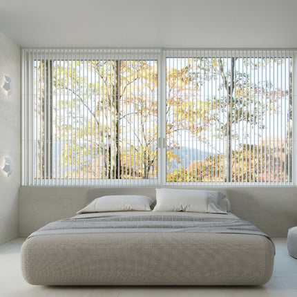 Lámpara de pared geométrica pentagonal blanca