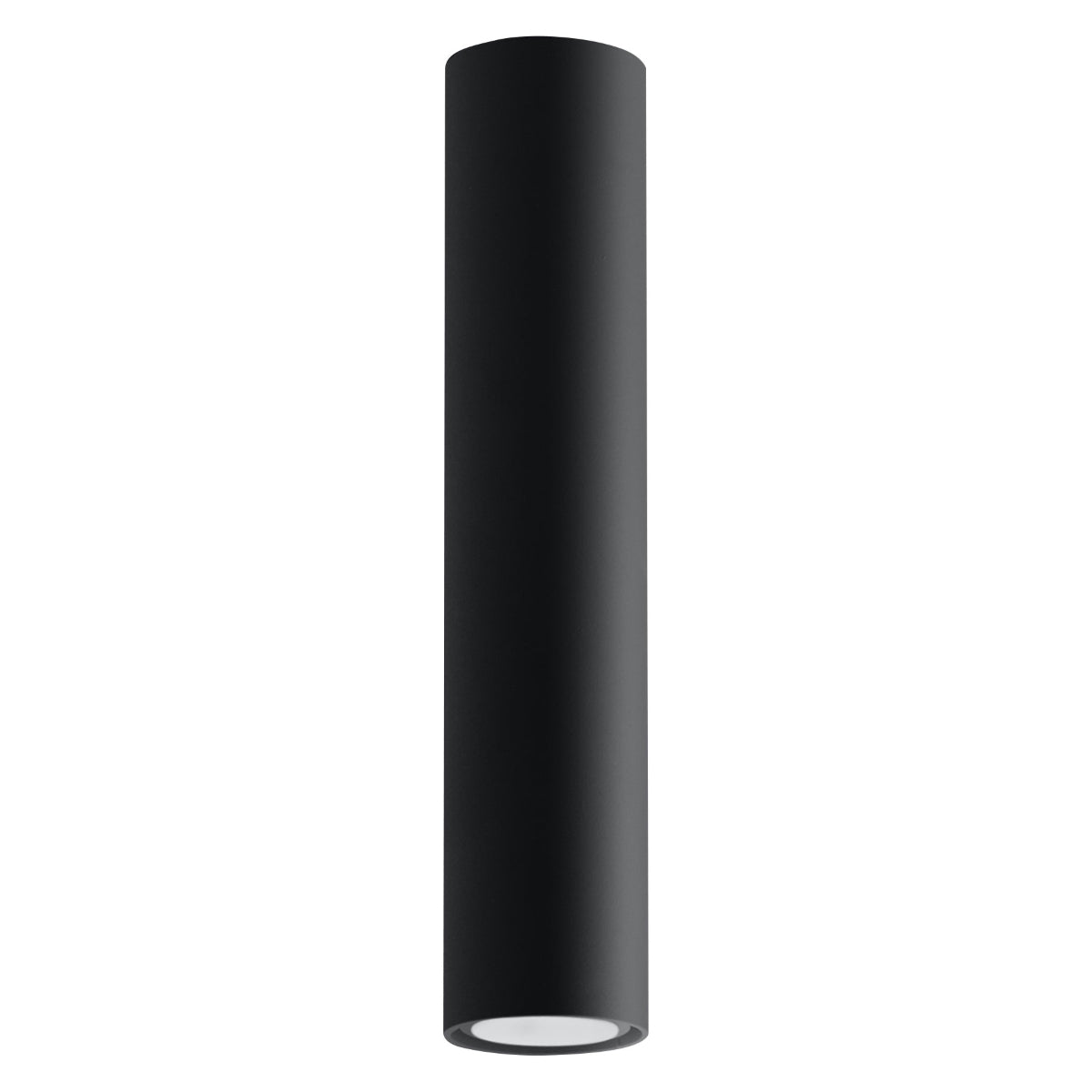 Tube 30 black ceiling light