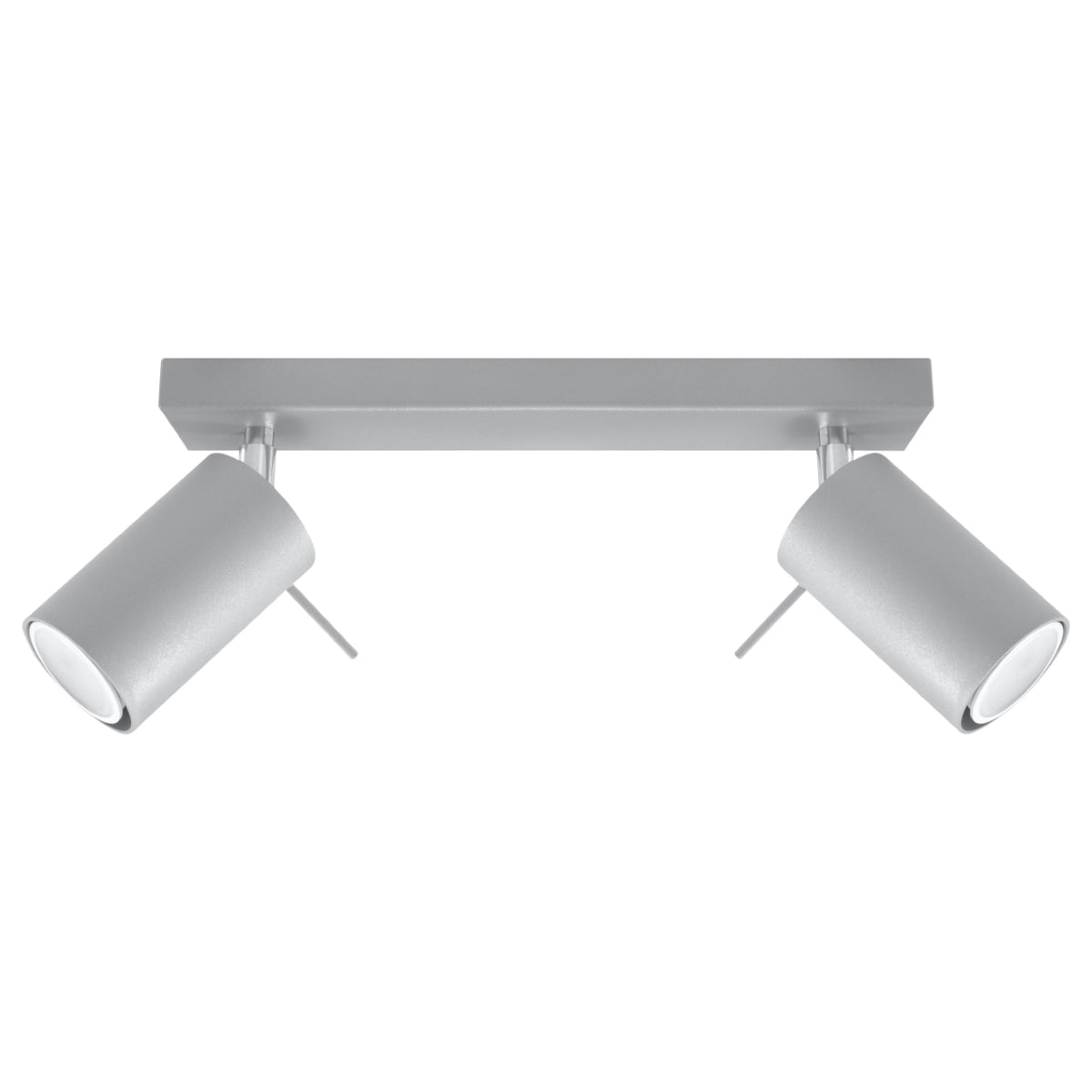 Directional ceiling light 2 LED gray
