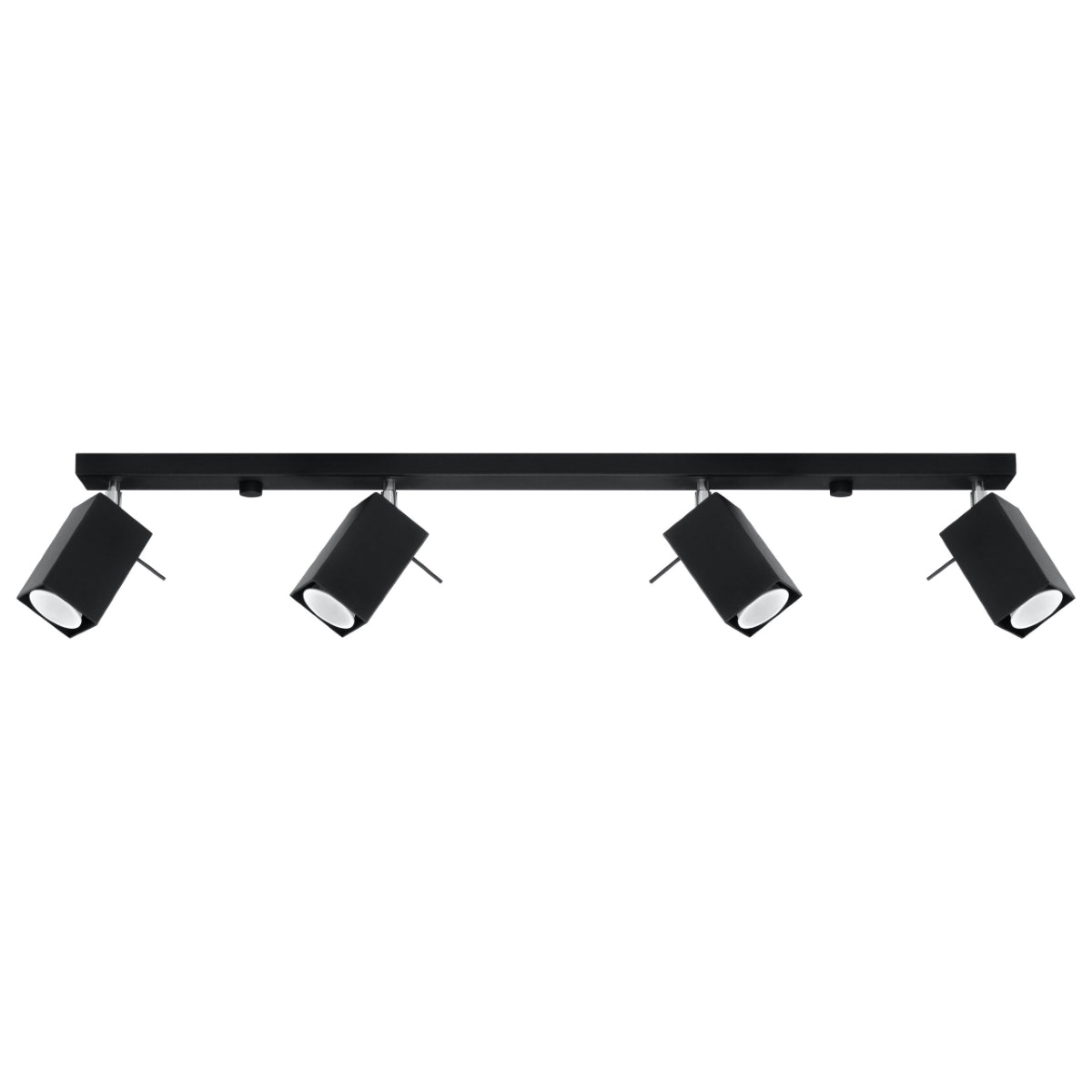 Plafonnier Directionnelle Carré 4L noir