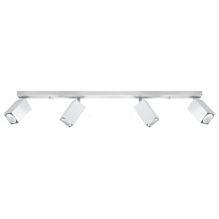 Richtungsdeckenleuchte Square 4L weiß