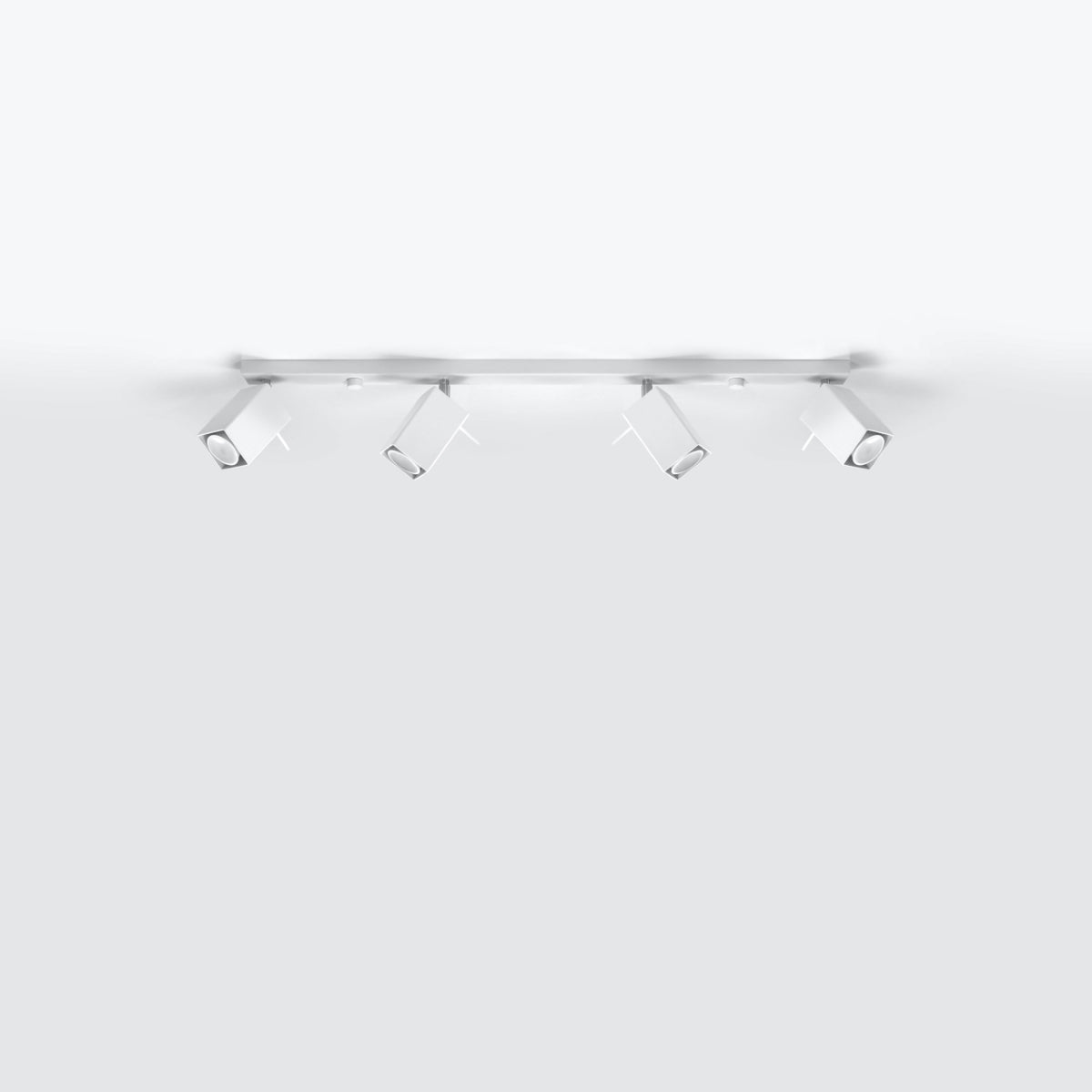 Square Directional Ceiling Light 4L white