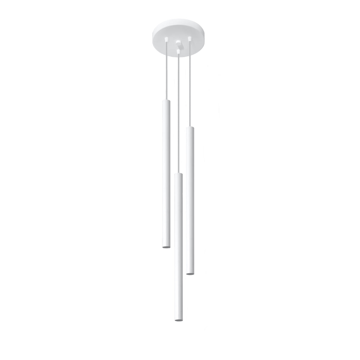 Lampe pendante Halo 3P blanc