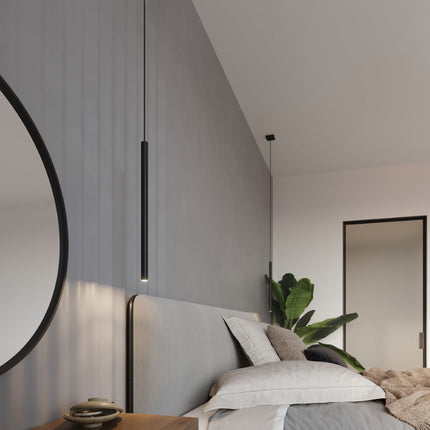 Lámpara colgante negra Halo 1