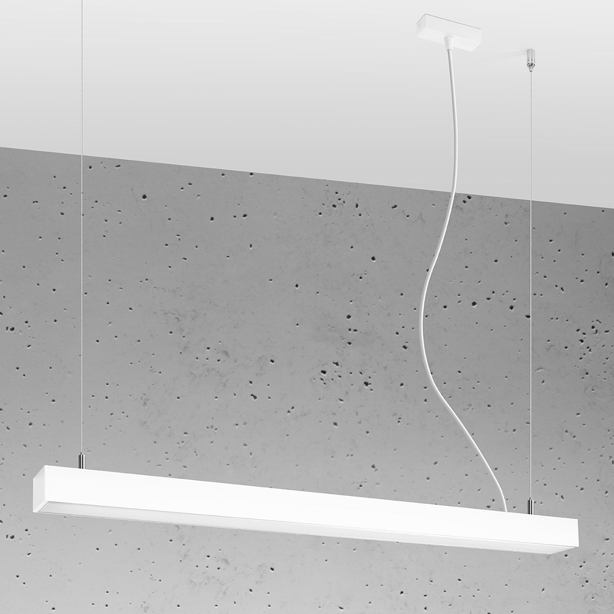 Suspension Barre Moderne 90 blanc