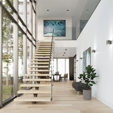 Aplique cilíndrico antracita