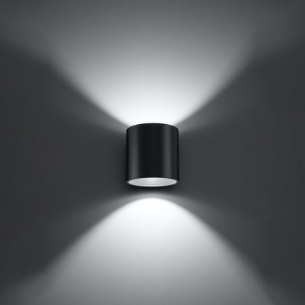 Aplique cilíndrico antracita