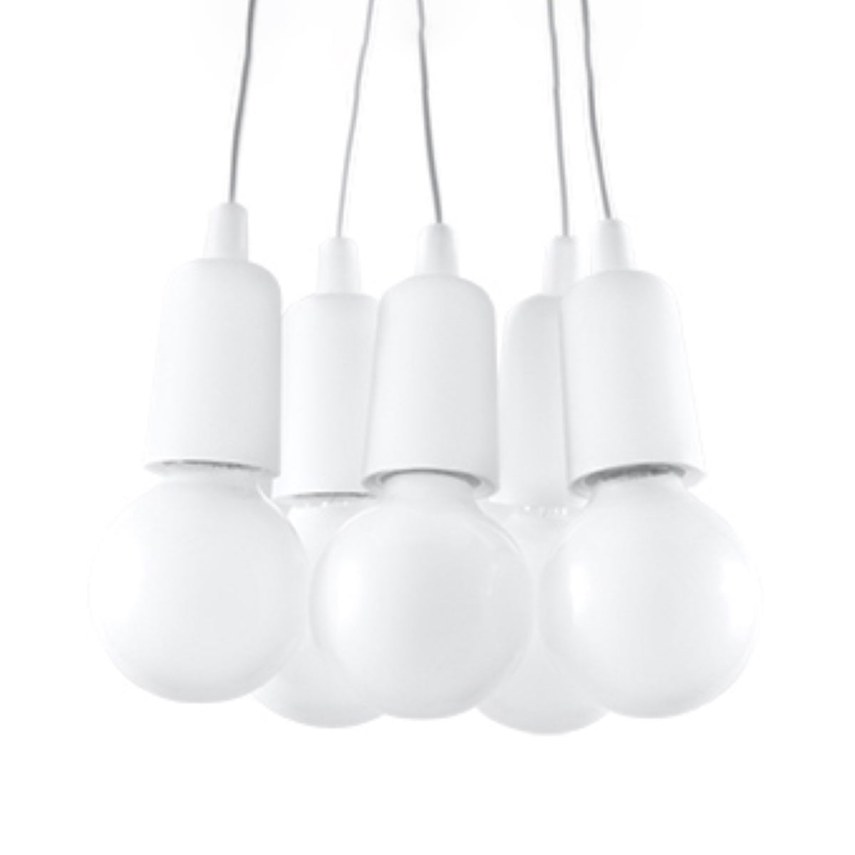 Lampe suspendue Ligne Pure 5 blanc