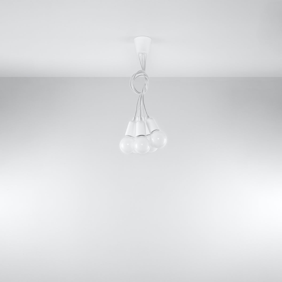 Lampe suspendue Ligne Pure 5 blanc