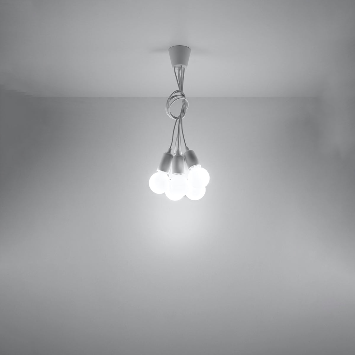 Lampe suspendue Ligne Pure 5 blanc