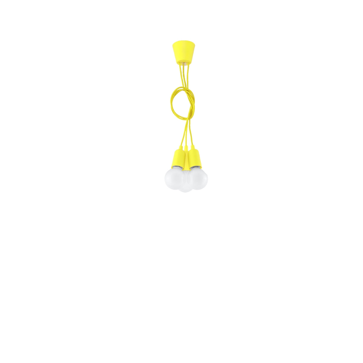 Lampe pendante Ligne Pure 3 jaune