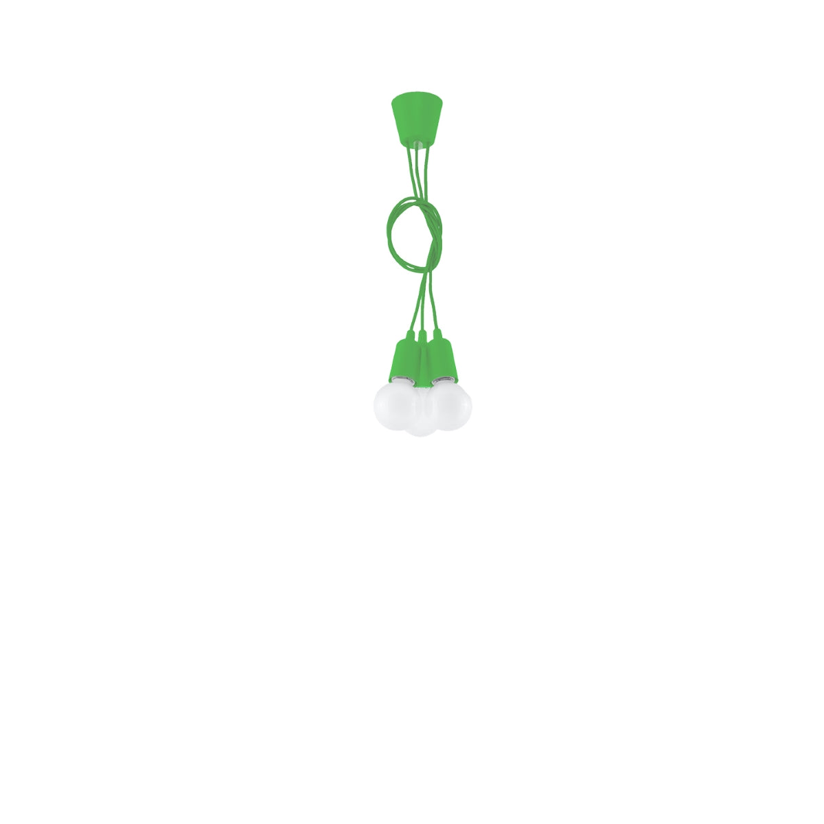Lampe pendante Ligne Pure 3 vert