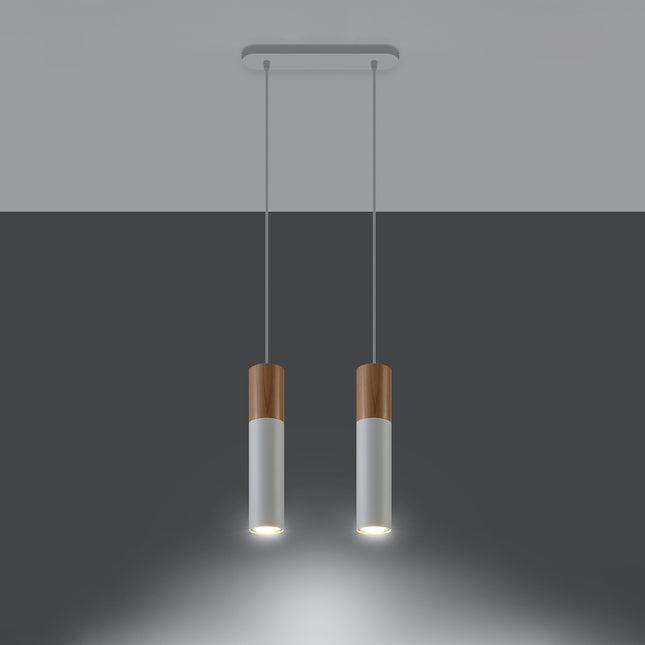 Two-tone pendant lamp 2 white