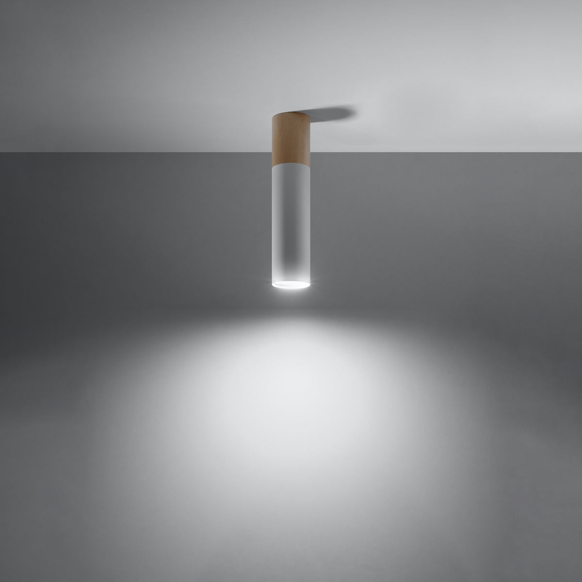 Plafonnier Bicolore blanc