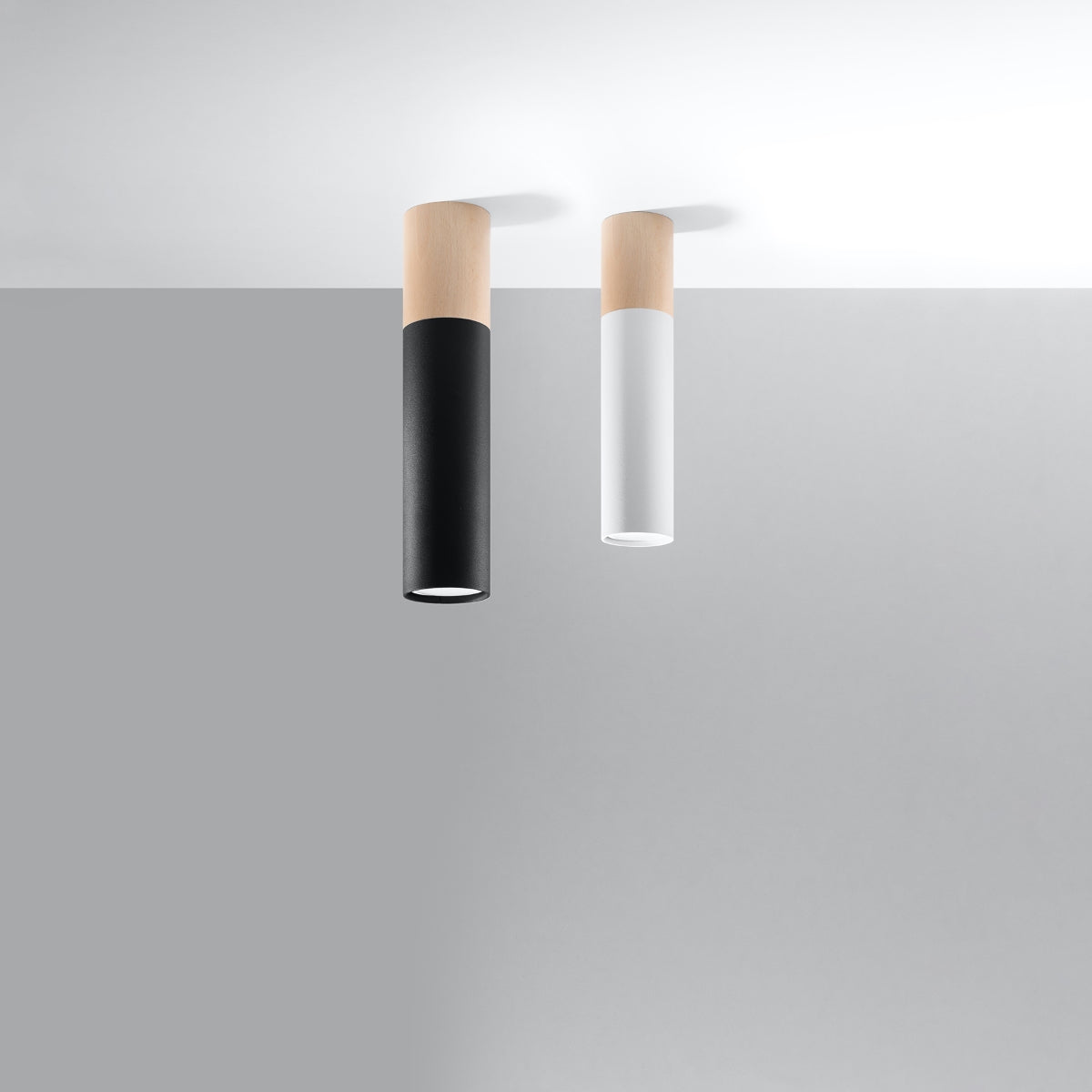 Plafonnier Bicolore blanc
