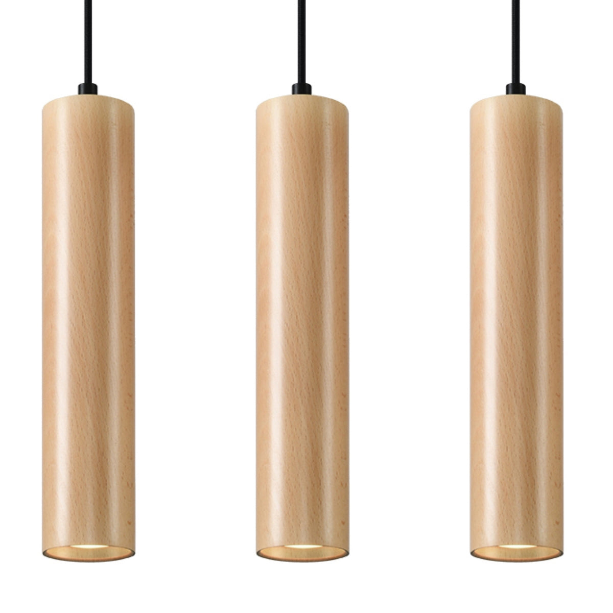Lampe suspendue Bois Circulaire 3