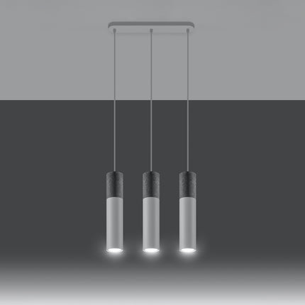 Column 3L white hanging lamp