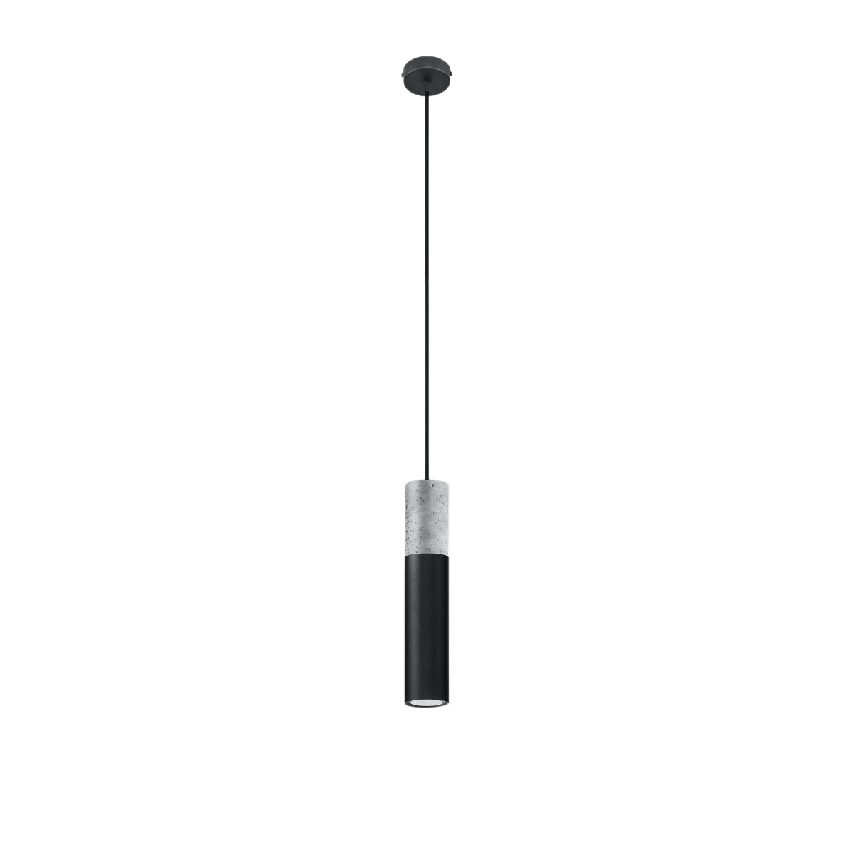 Column 1 black hanging lamp