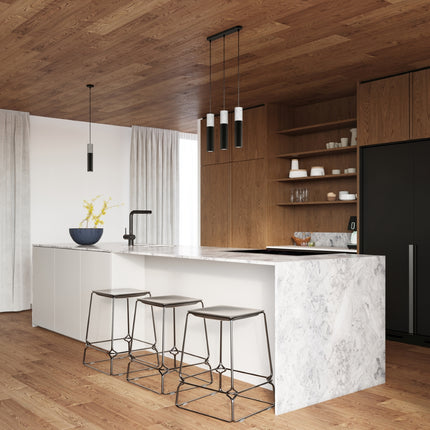 Column 1 black hanging lamp