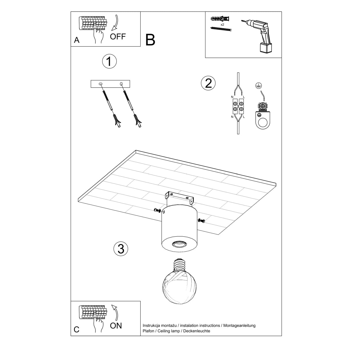 Plafonnier Pure Circulaire en bois naturel