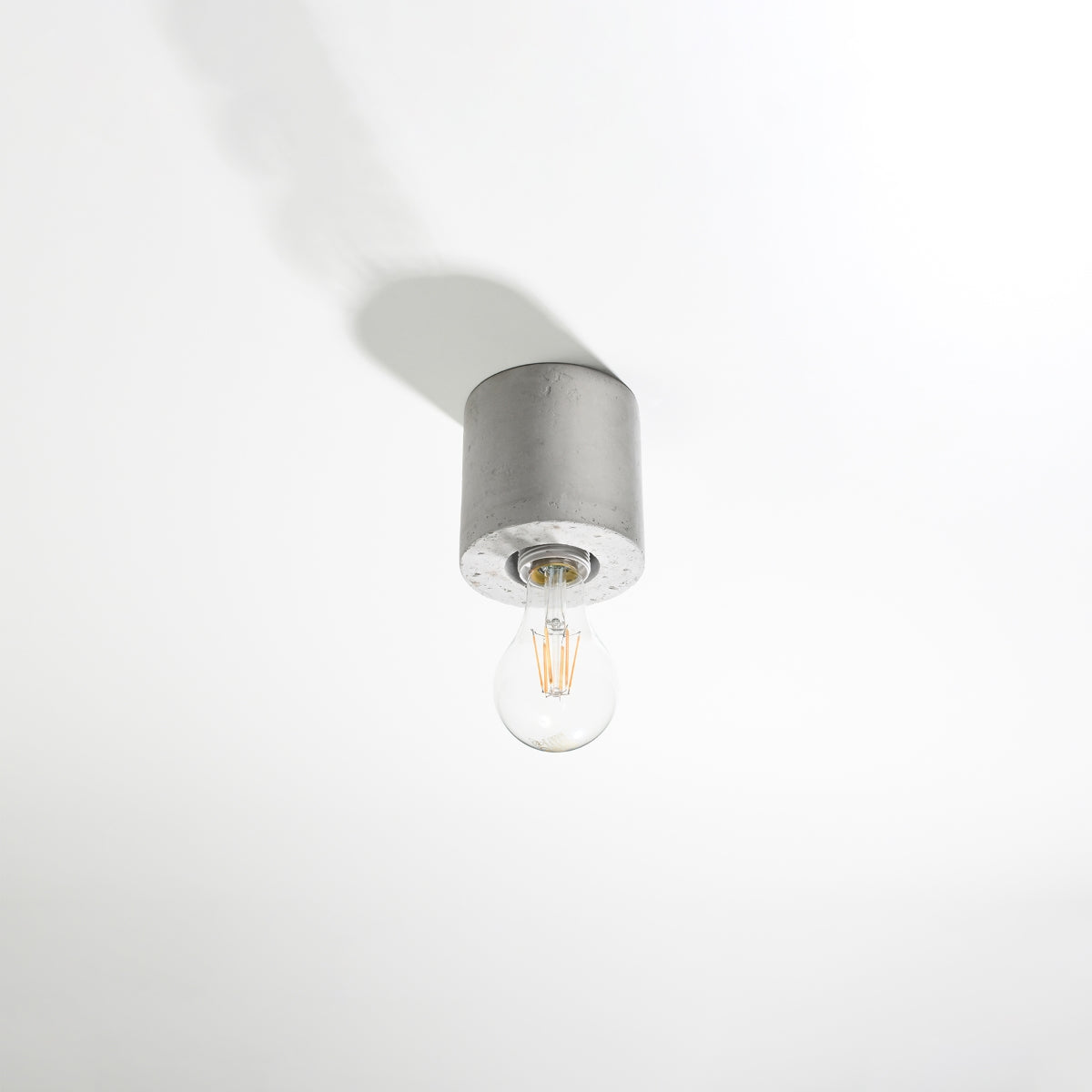 Pure Circular Concrete Ceiling Light