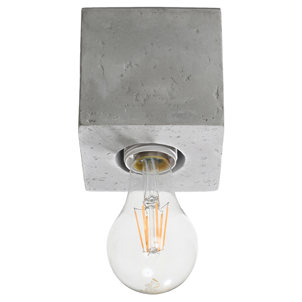 Pure Cube concrete ceiling light