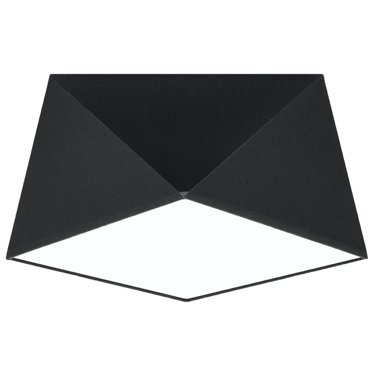 Plafonnier Géométrique Hexa 25 noir