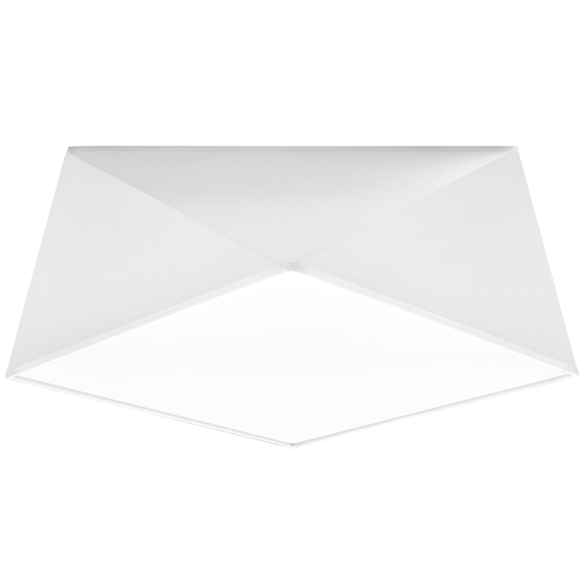 Geometric Ceiling Light Hexa 35 White