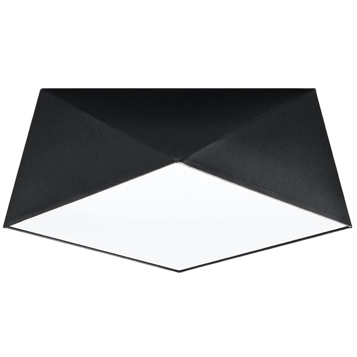 Geometric Hexa 35 ceiling light black