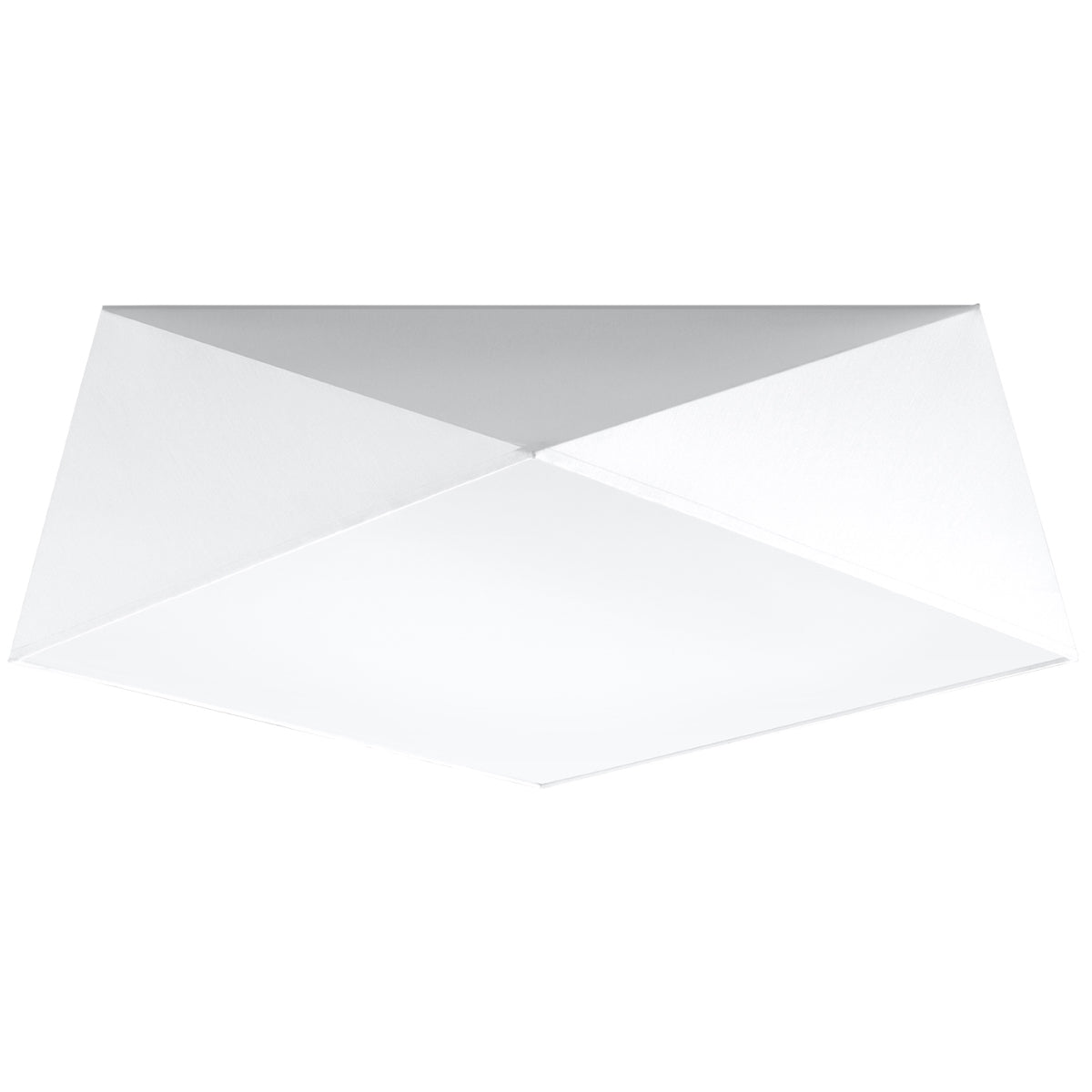 Plafonnier Géométrique Hexa 45 blanc