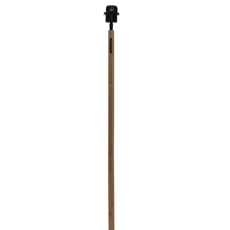 Bhutan Bamboo Floor Lamp Black and Natural 130cm